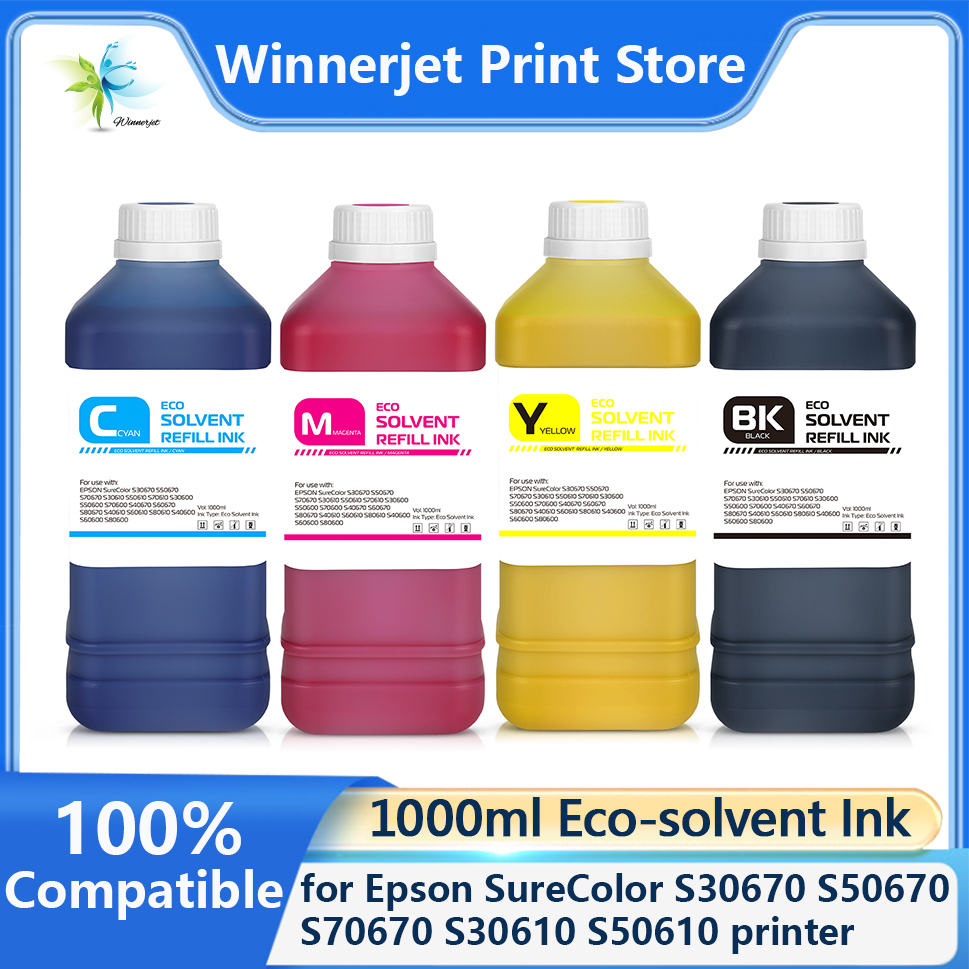 Eco Solvent Ink Cartridge - 1000ml Eco-solvent Ink for Epson I3200