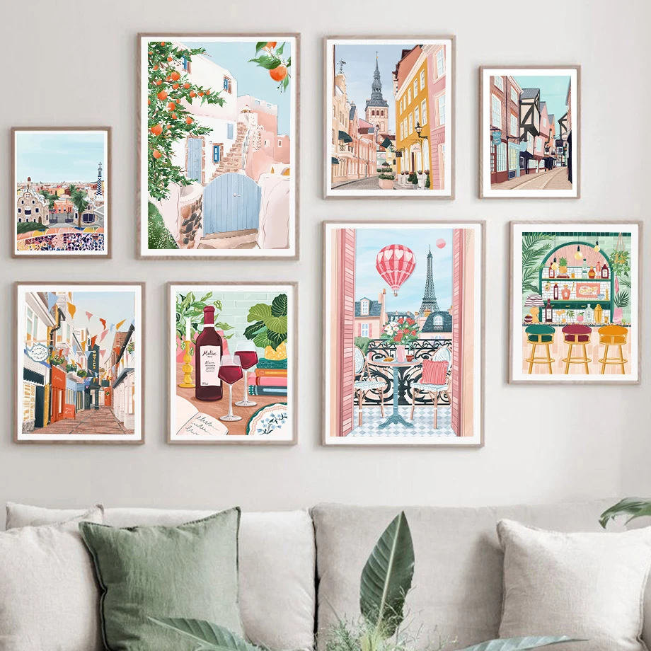 Commercial Wall Printing - 1pc frameless Canvas Painting Minimalist Canvas