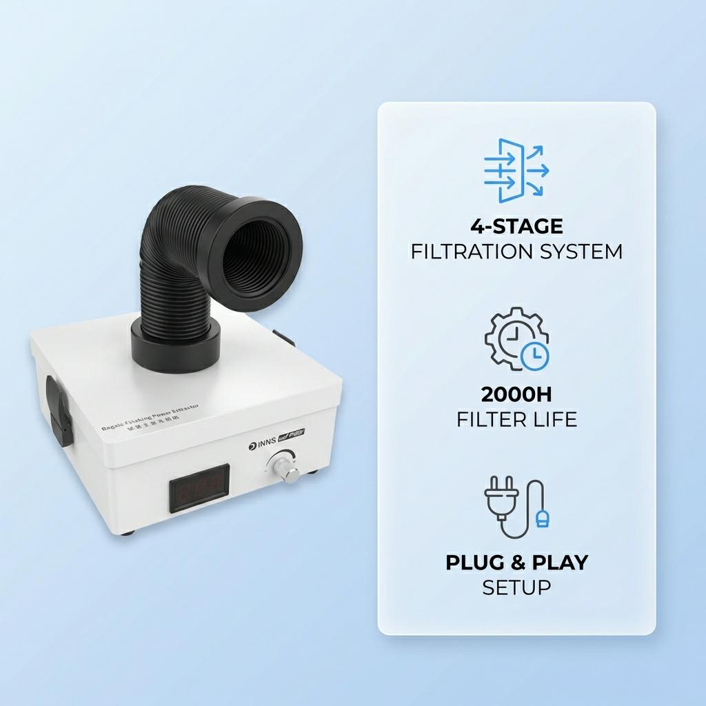 Dtf Powder Shaker - Fume Smoke Extractor Filter Purification Machine
