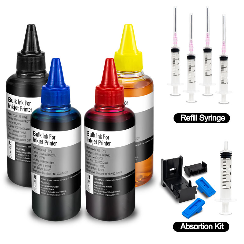 Eco Solvent Ink Cartridge - Universal Printer Refill Ink kit For