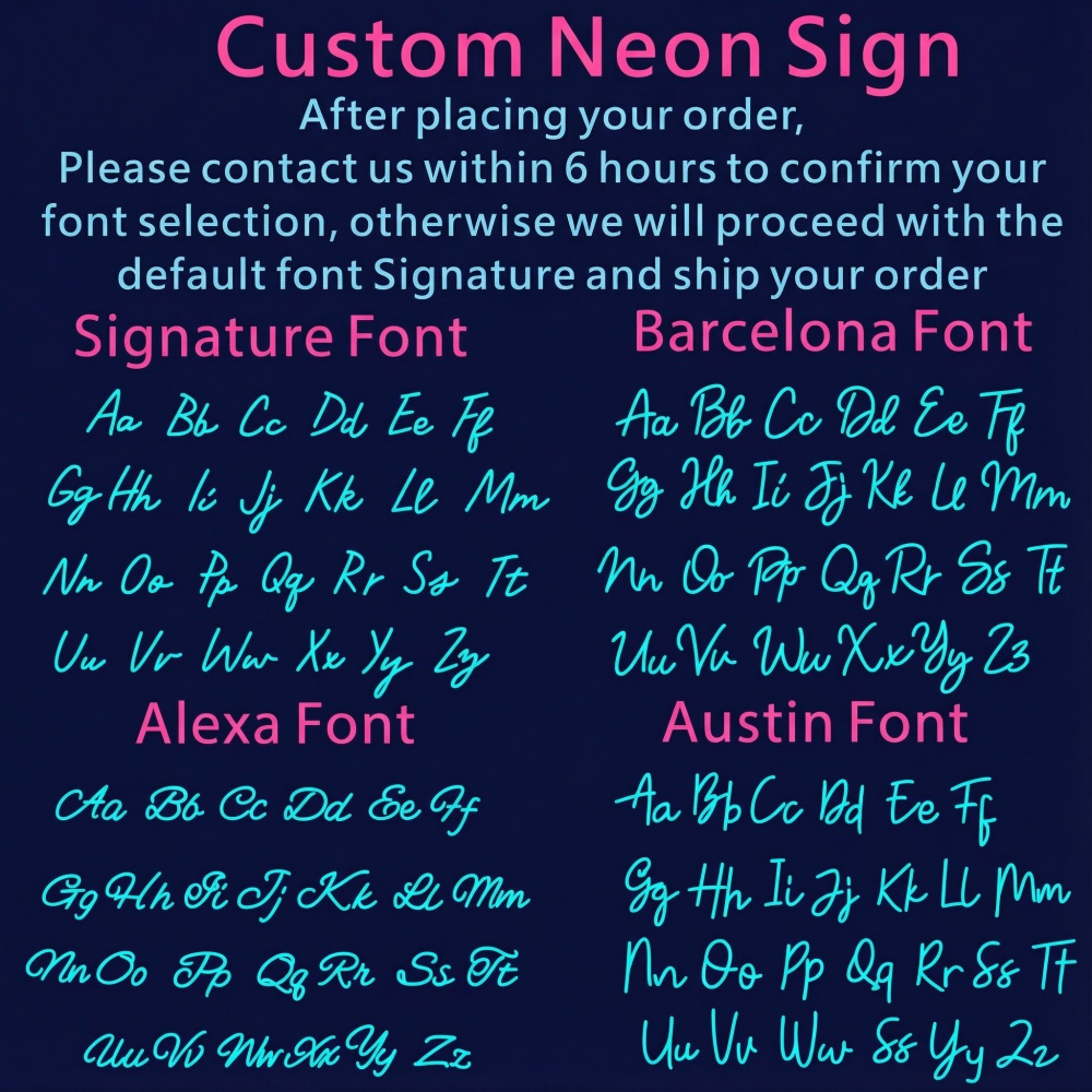Custom Neon Sign Name Led Ligh - Commercial Wall Printing recension och pris
