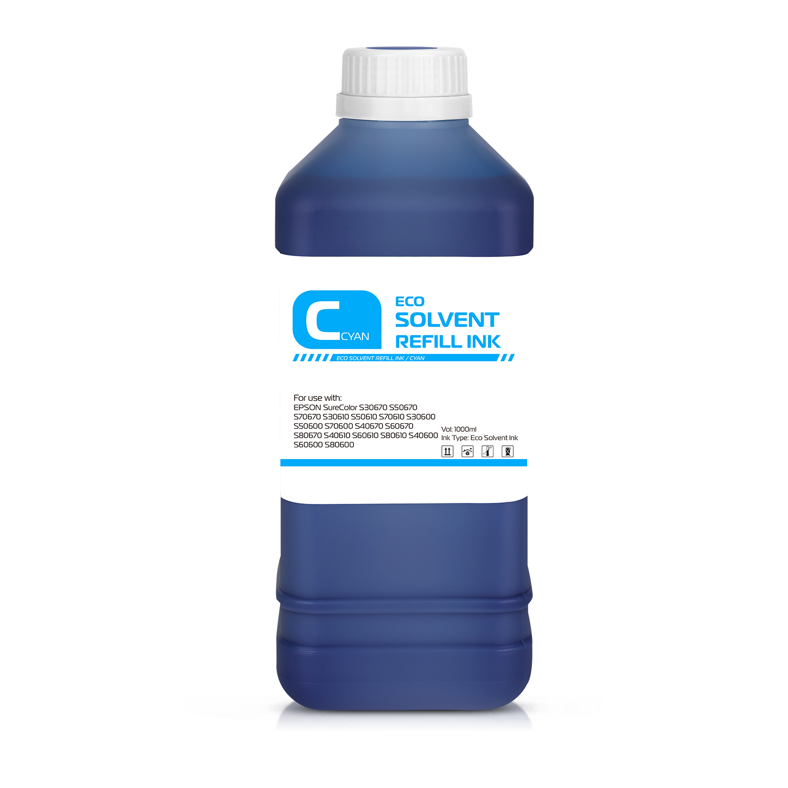1000ml Eco-solvent Ink for Eps - Eco Solvent Ink Cartridge recension och pris