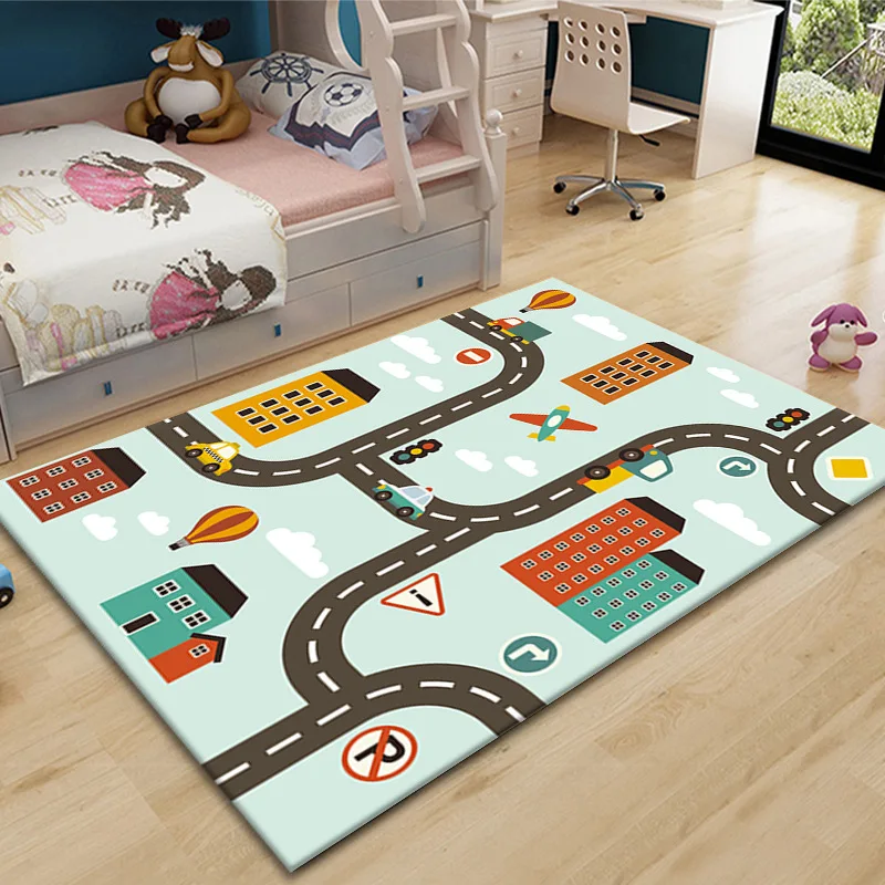 Kids City Road Playmat Carpet  - Commercial Road Printing recension och pris