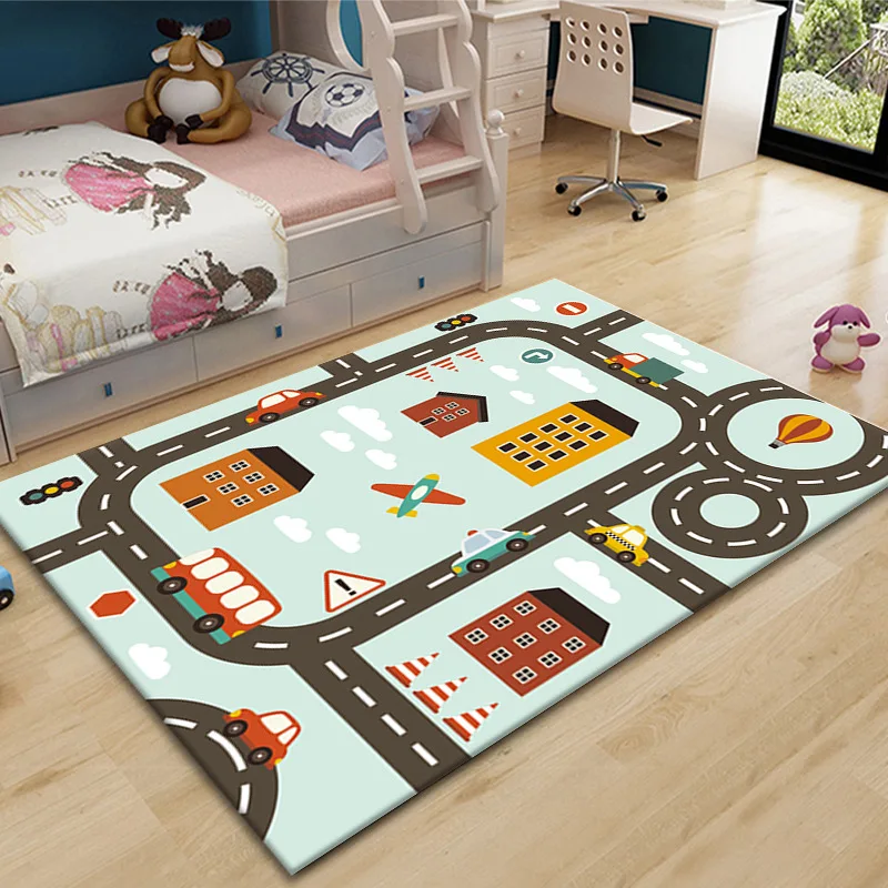 Kids City Road Playmat Carpet  - Commercial Road Printing recension och pris