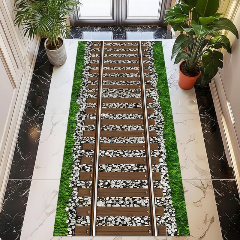 Track Runner Rug Green Space R - Commercial Road Printing recension och pris