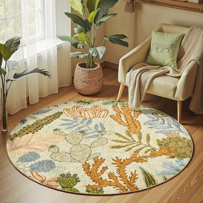 Round Living Room Carpet Vinta - Commercial Printing Online recension och pris