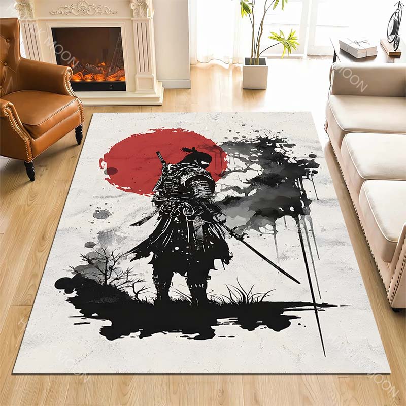 Samurai and red sun ink painti - Commercial Printing Ink recension och pris
