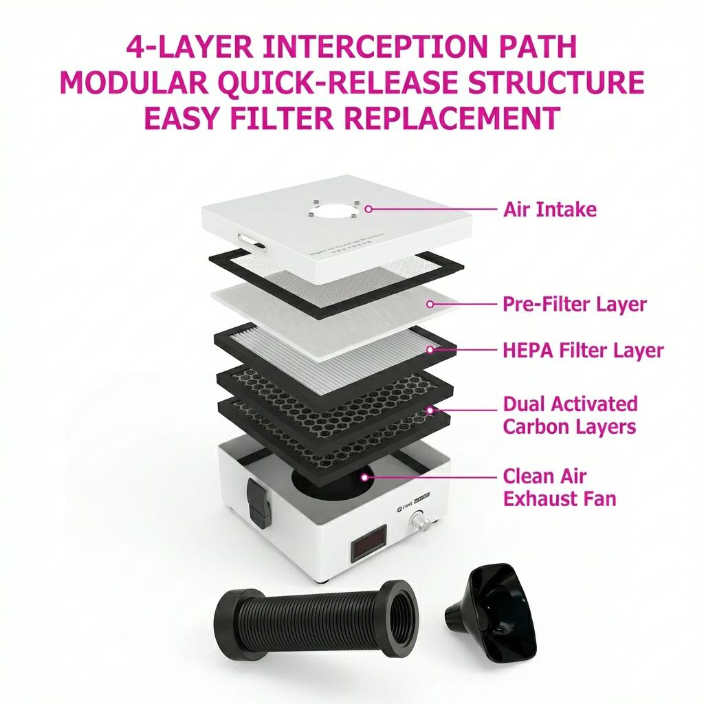 Fume Smoke Extractor Filter Pu - Dtf Powder Shaker recension och pris