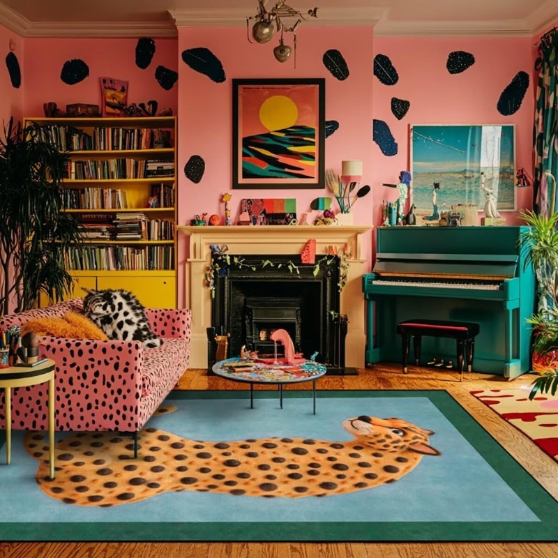 Bohemian Living Room Carpet La - Commercial Printing Online recension och pris