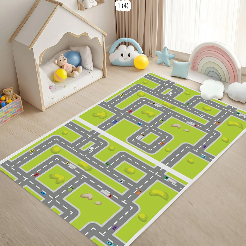 City Road Track Print Area Rug - Commercial Road Printing recension och pris