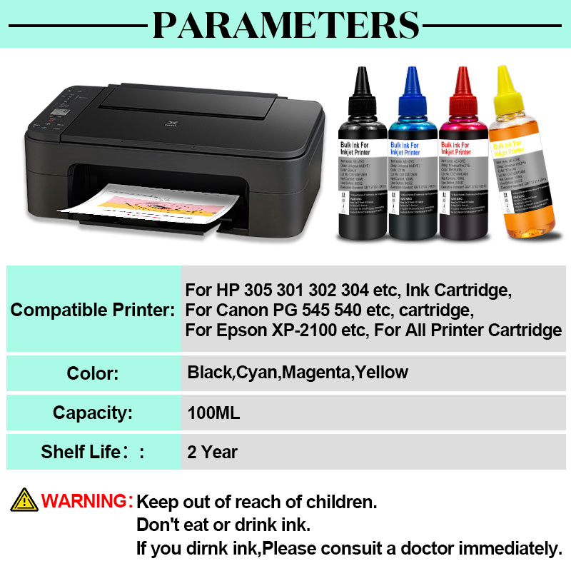 Universal Printer Refill Ink k - Eco Solvent Ink Cartridge recension och pris