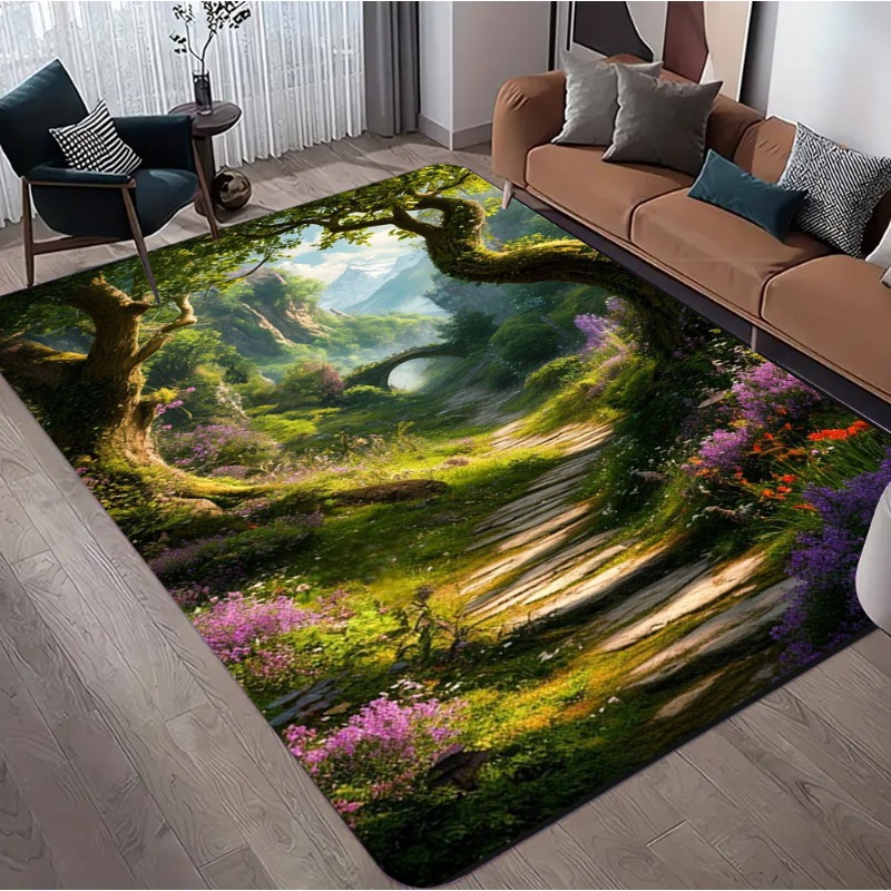 3D Optical Illusion Forest Pri - Commercial Road Printing recension och pris