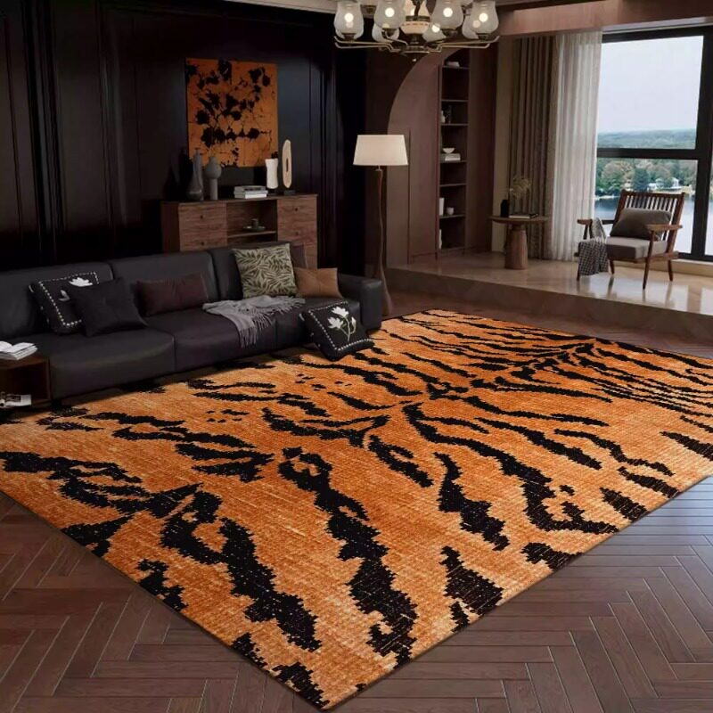 Retro Leopard Print Living Roo - Commercial Printing Online recension och pris