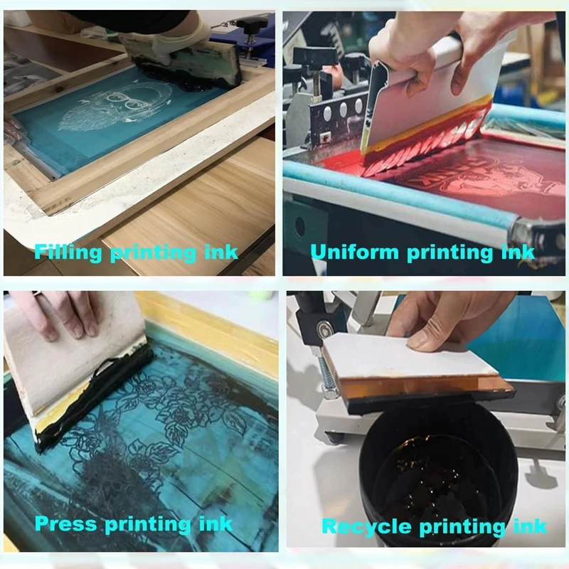13-50cm Wood Handle Screen Pri - Commercial Printing Ink recension och pris